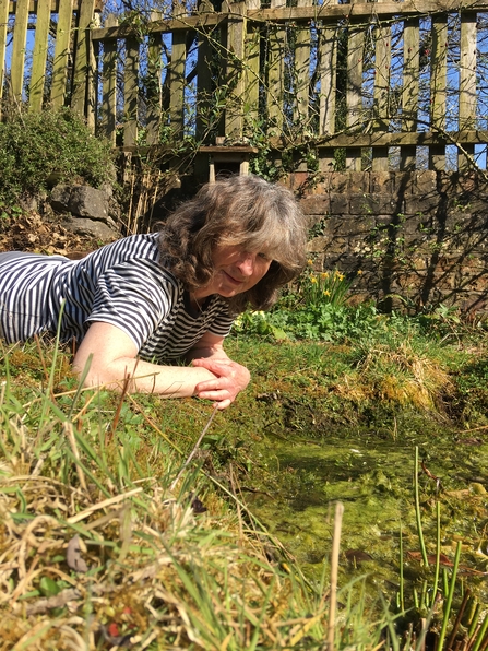 Jan by the pond