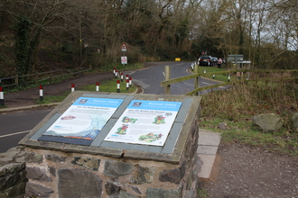 Sign at forest glen