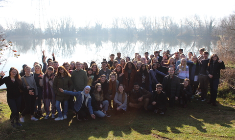 2019 Manchester ELP Participants in the outdoors