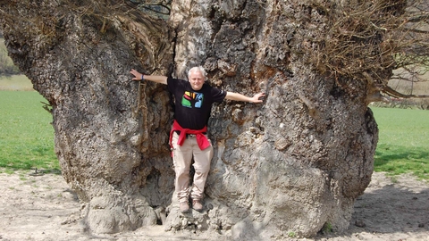 Rob McBride and a mighty oak
