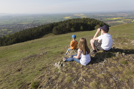 Earl's hill kids with binoculars