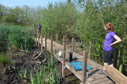 Birch Road pond volunteers