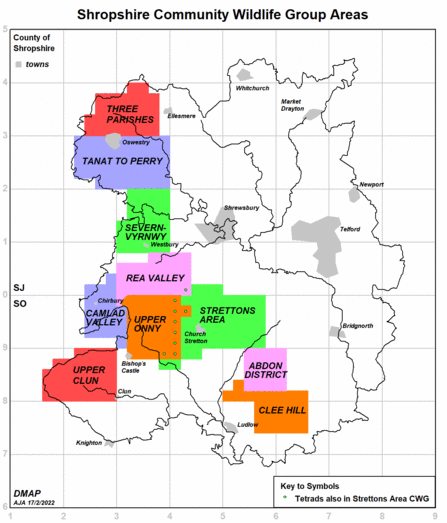 Community Wildlife Group map