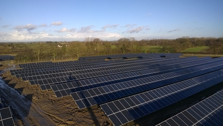 Solar farm owned by Telford & Wrekin Council 