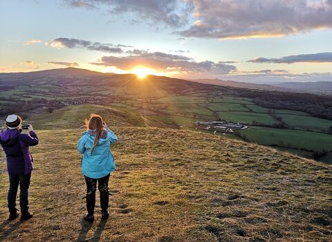 Sunset from Earls Hill