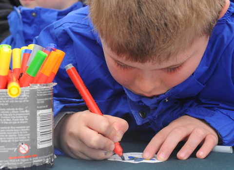 Colouring in and crafts